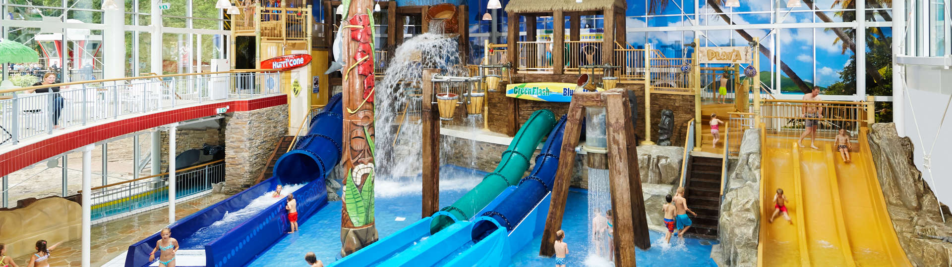 Water Park Tiki Pool - Endless aquatic fun at Duinrell Holland